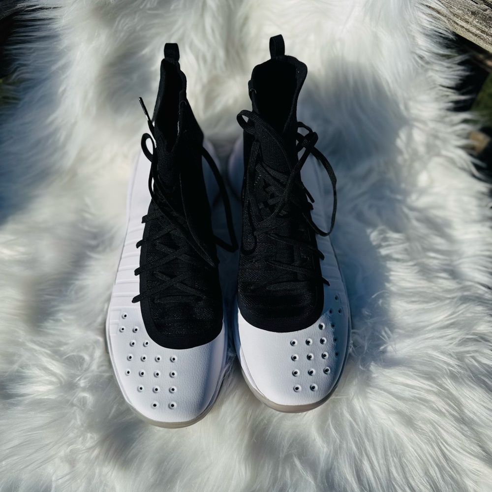 Under Armour Black and White Athletic Shoes